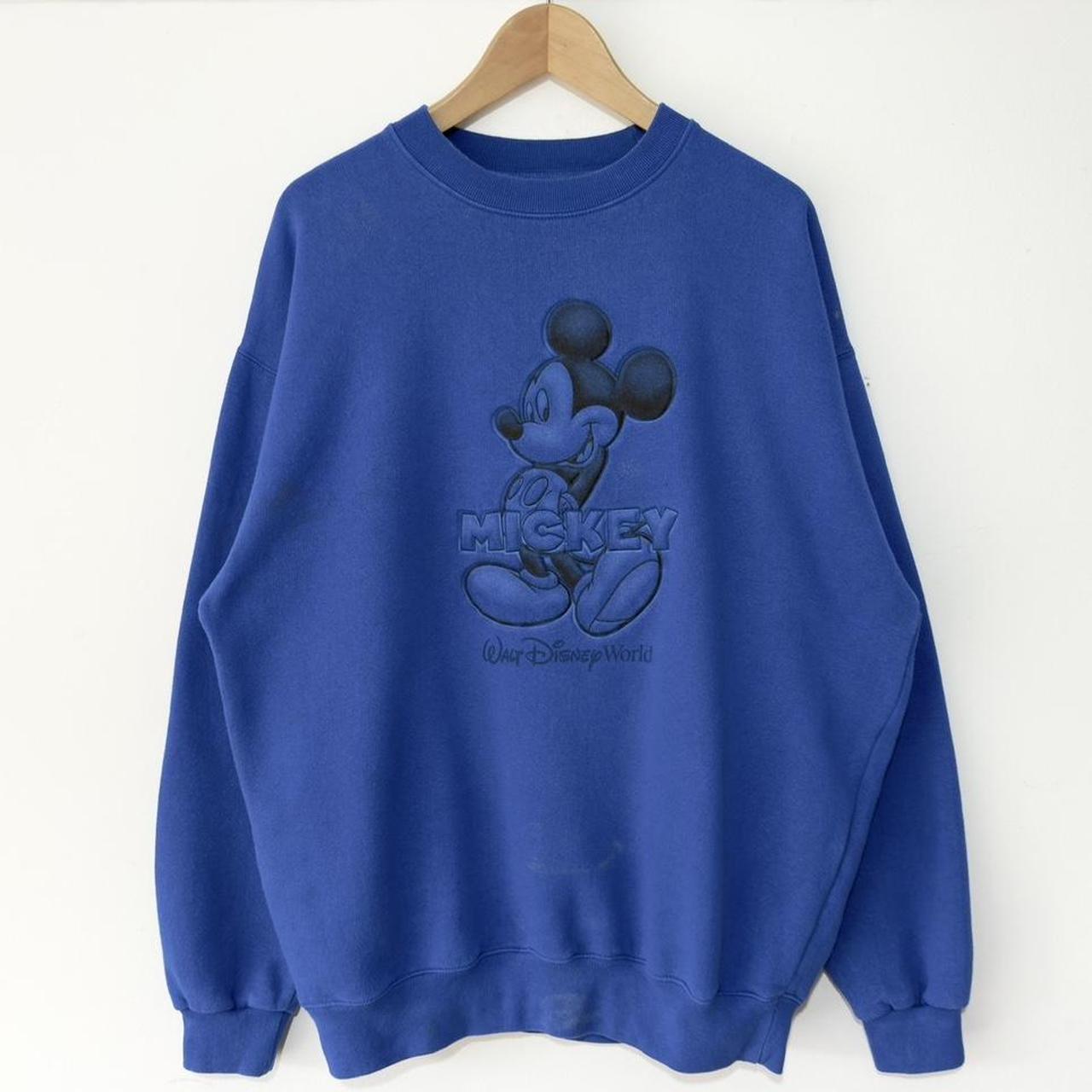 Vintage Mickey Mouse Disney World Distressed 00s Sweatshirt (L/XL)