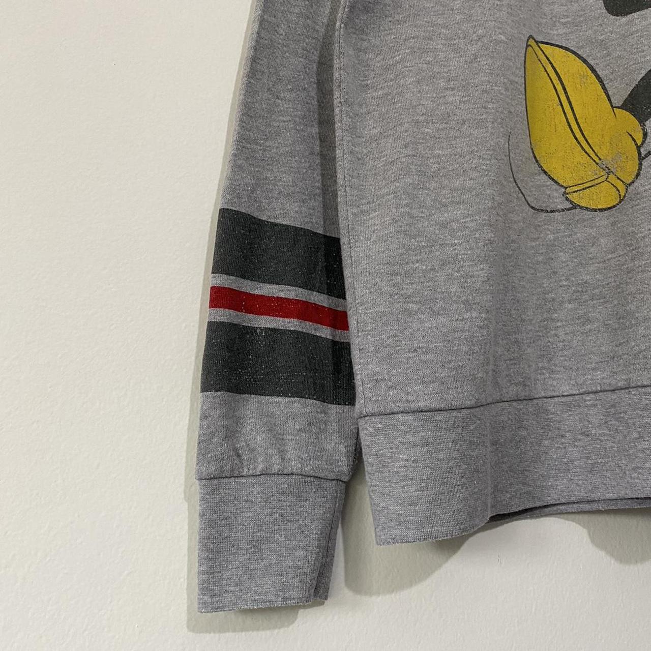 Mickey Mouse 28 Grey Lightweight Sweatshirt (M)