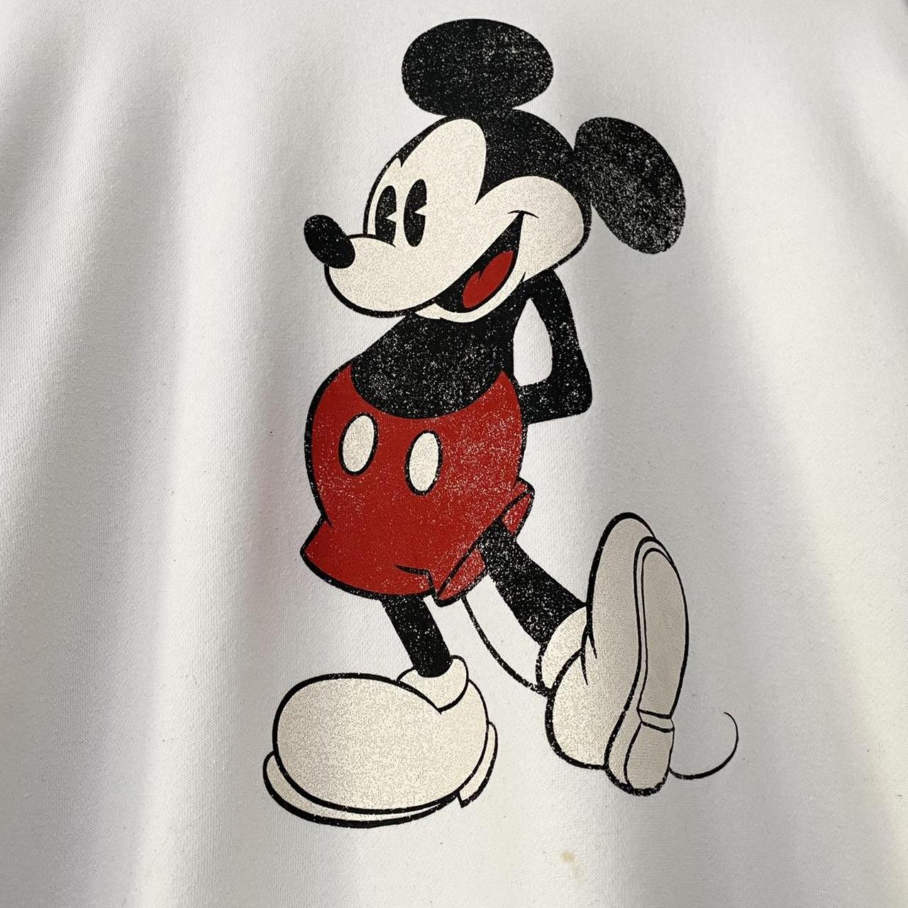 Mickey Mouse White Sweatshirt (Boxy XL)