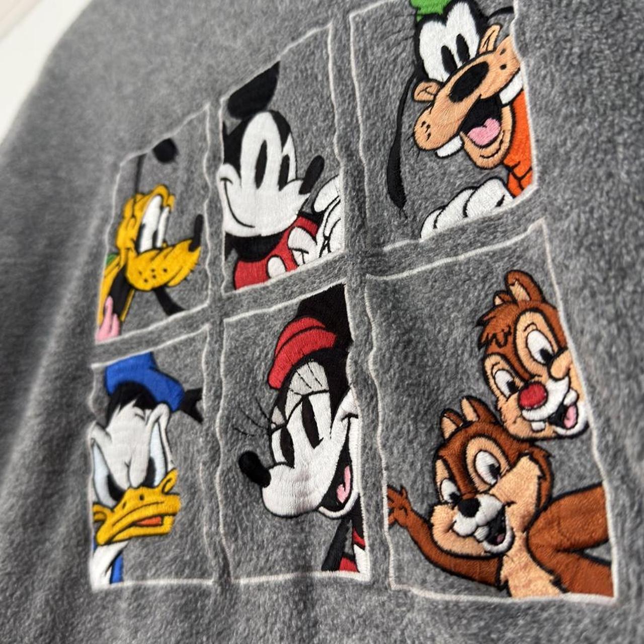 Vintage Mickey and Friends Disney 00s Fleece Hoodie (M)