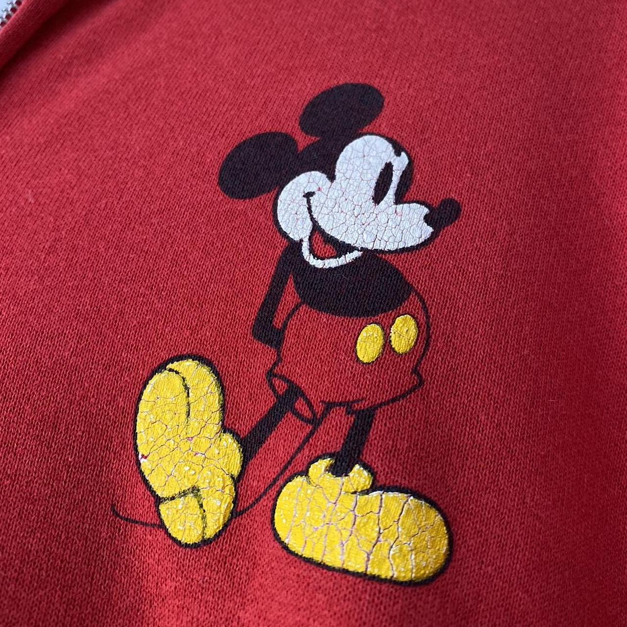 Vintage Mickey Mouse Zip Up 90s Hoodie (M)