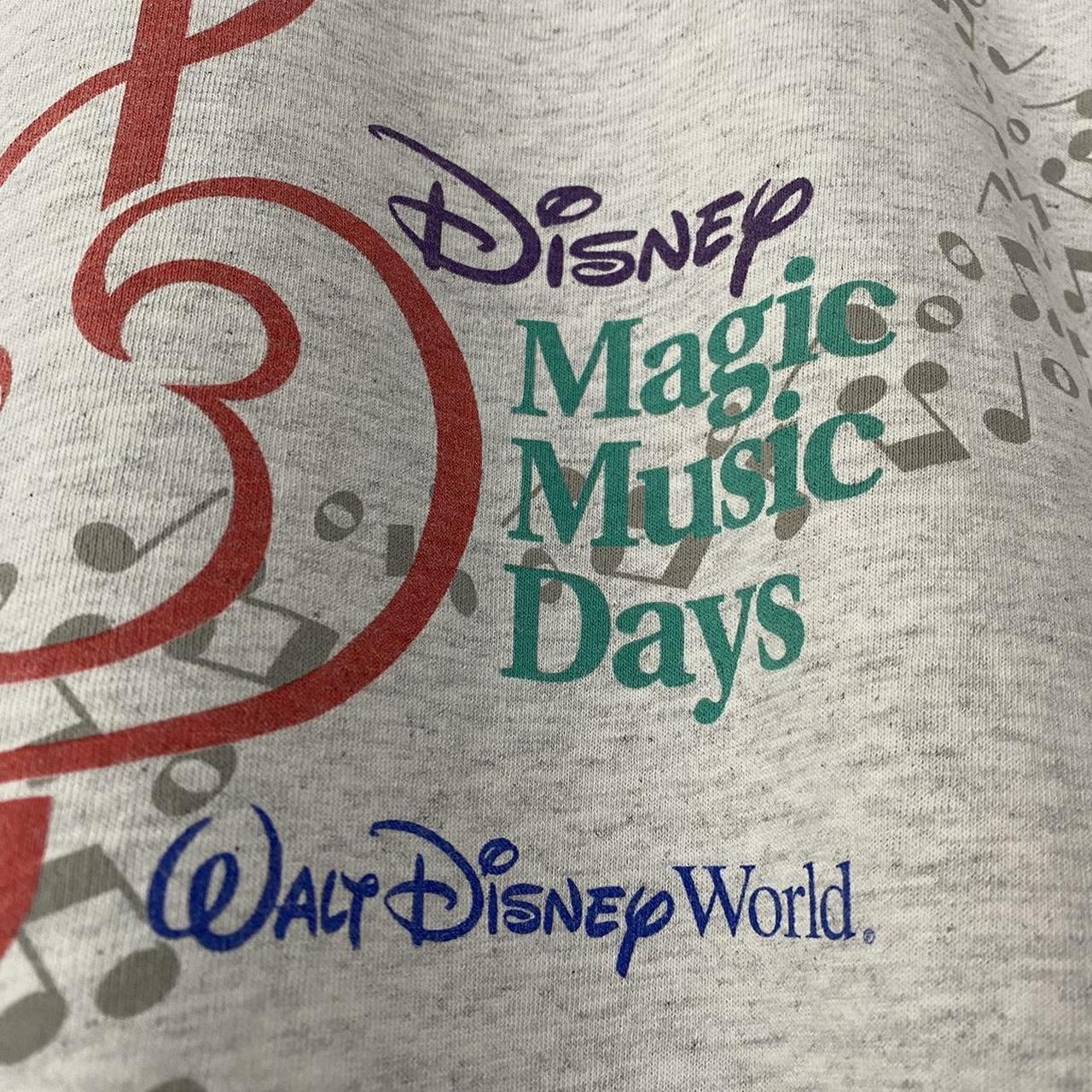 Vintage Walt Disney World Magic Music Days 90s T Shirt (XL)