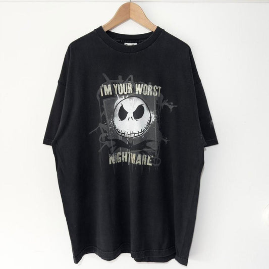 Vintage Jack Skellington Nightmare Before Christmas 00s T Shirt (XL)