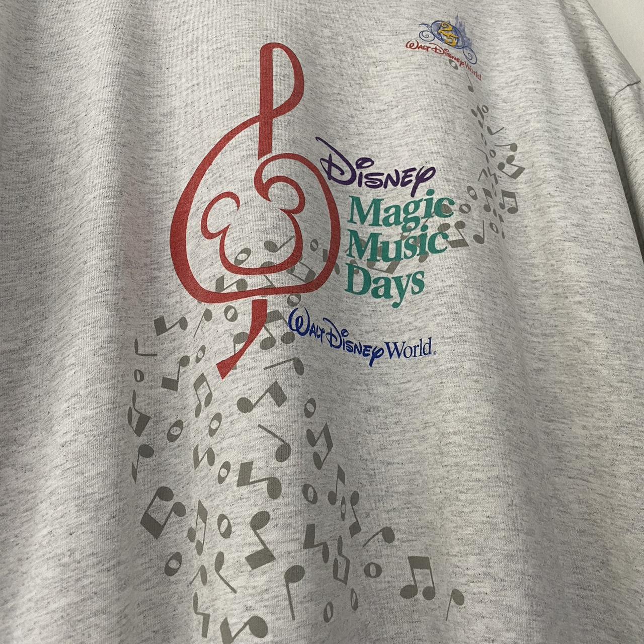 Vintage Walt Disney World Magic Music Days 90s T Shirt (XL)