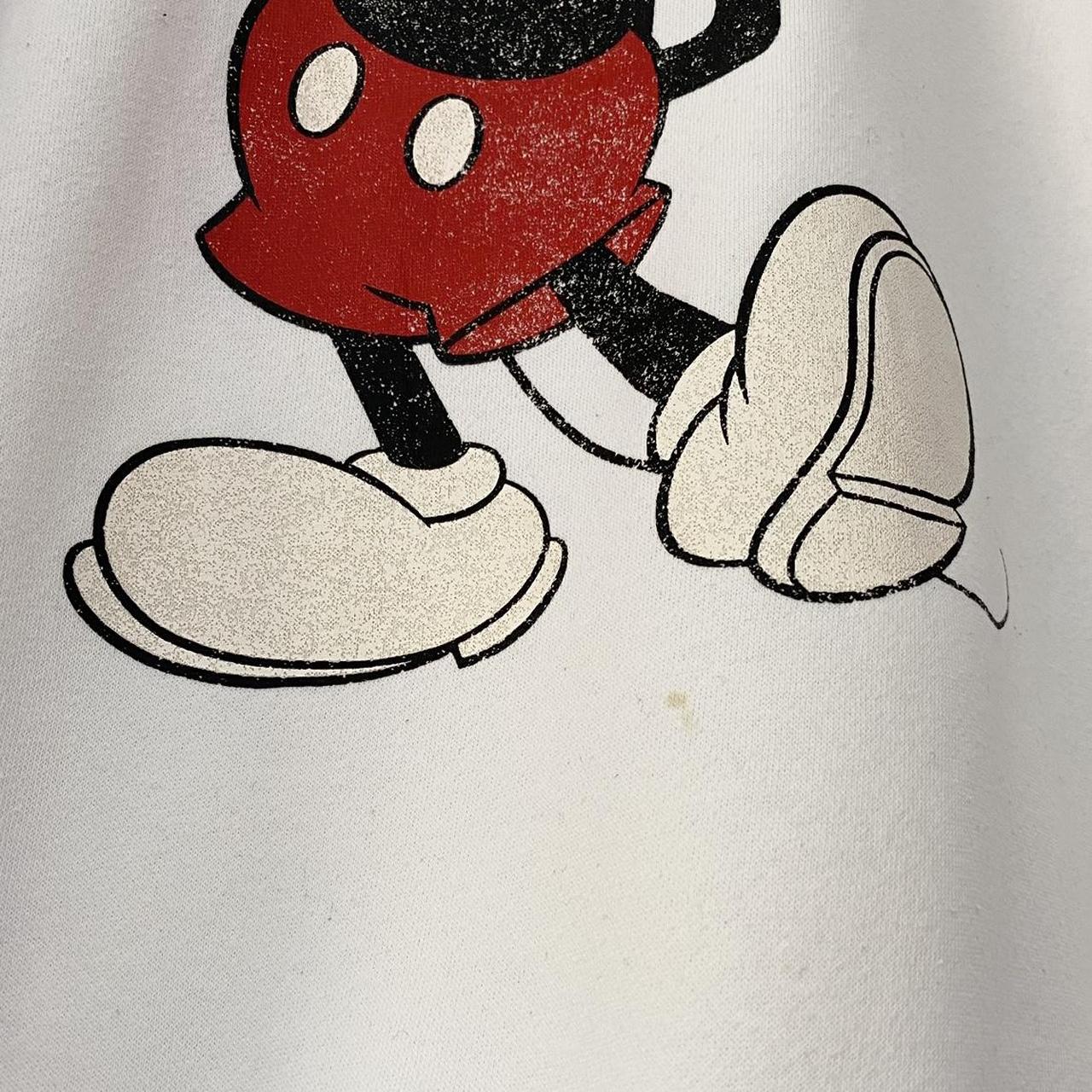 Mickey Mouse White Sweatshirt (Boxy XL)