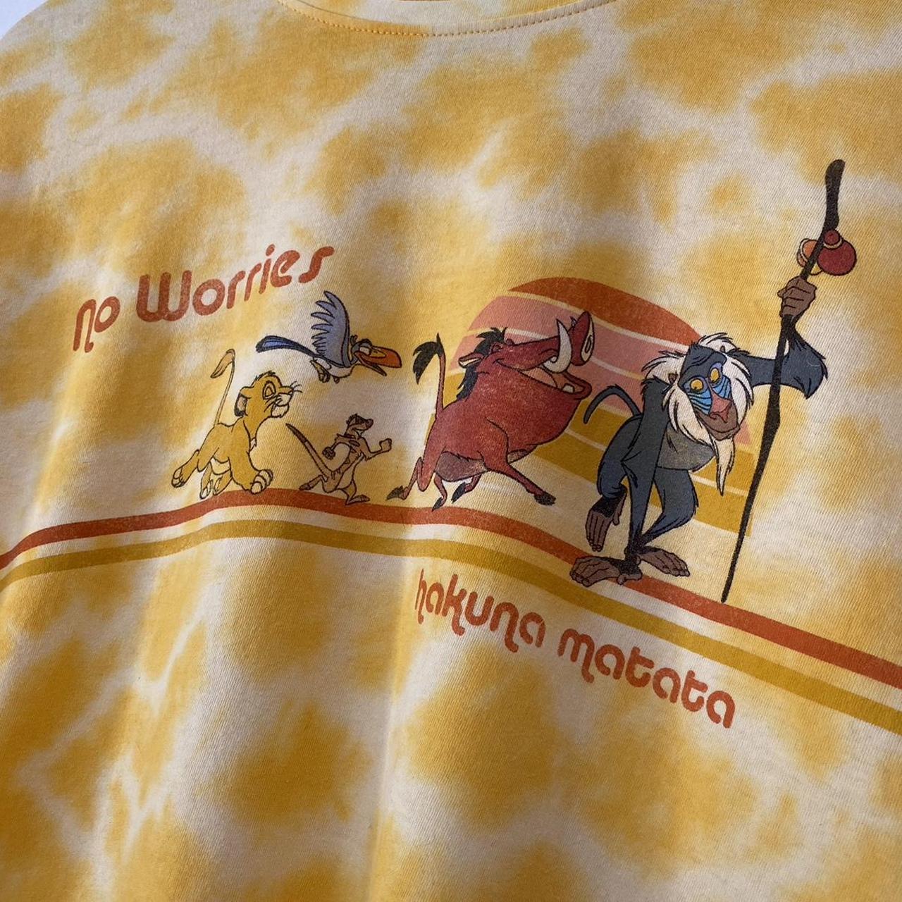 Disney No Worries Hakuna Matata T Shirt (YOUTH M/ADULT XS)