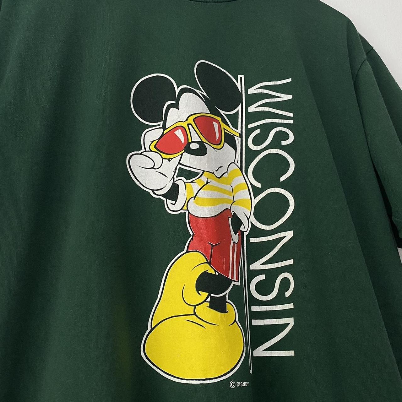 Vintage Mickey Mouse Wisconsin 90s T Shirt (L)