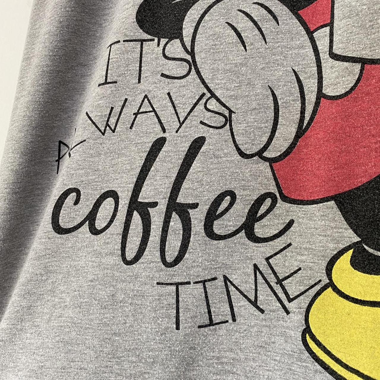 Mickey Mouse Coffee T Shirt (S)