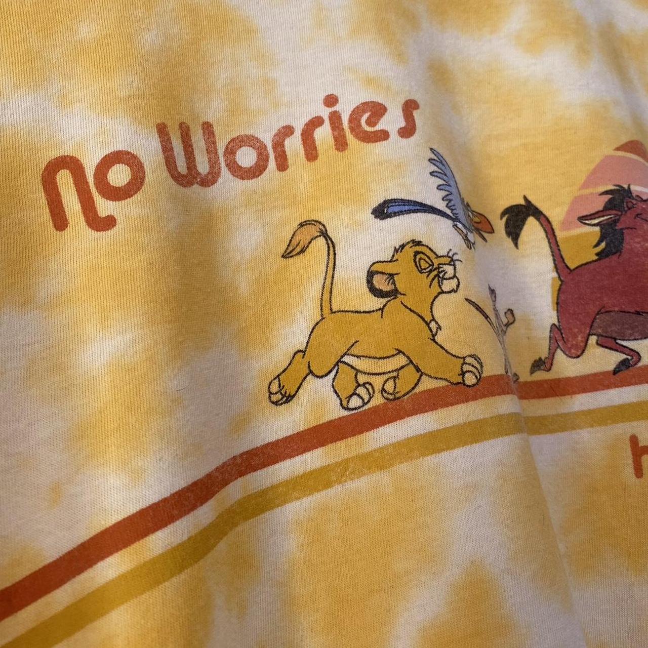 Disney No Worries Hakuna Matata T Shirt (YOUTH M/ADULT XS)