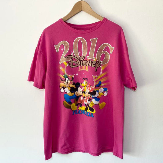 Disney Florida 2016 Pink T Shirt (XL)