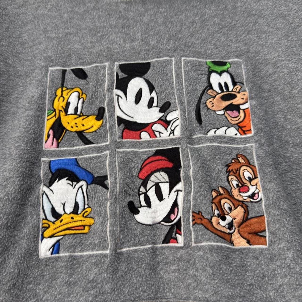 Vintage Mickey and Friends Disney 00s Fleece Hoodie (M)