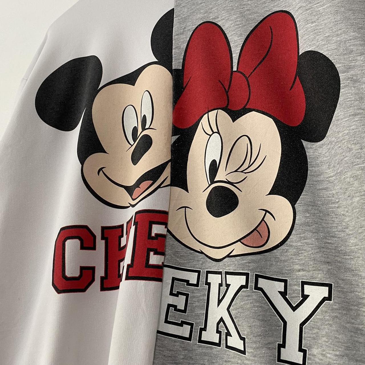 Disney Mickey and Minnie Mouse Cheeky Sweatshirt (S)