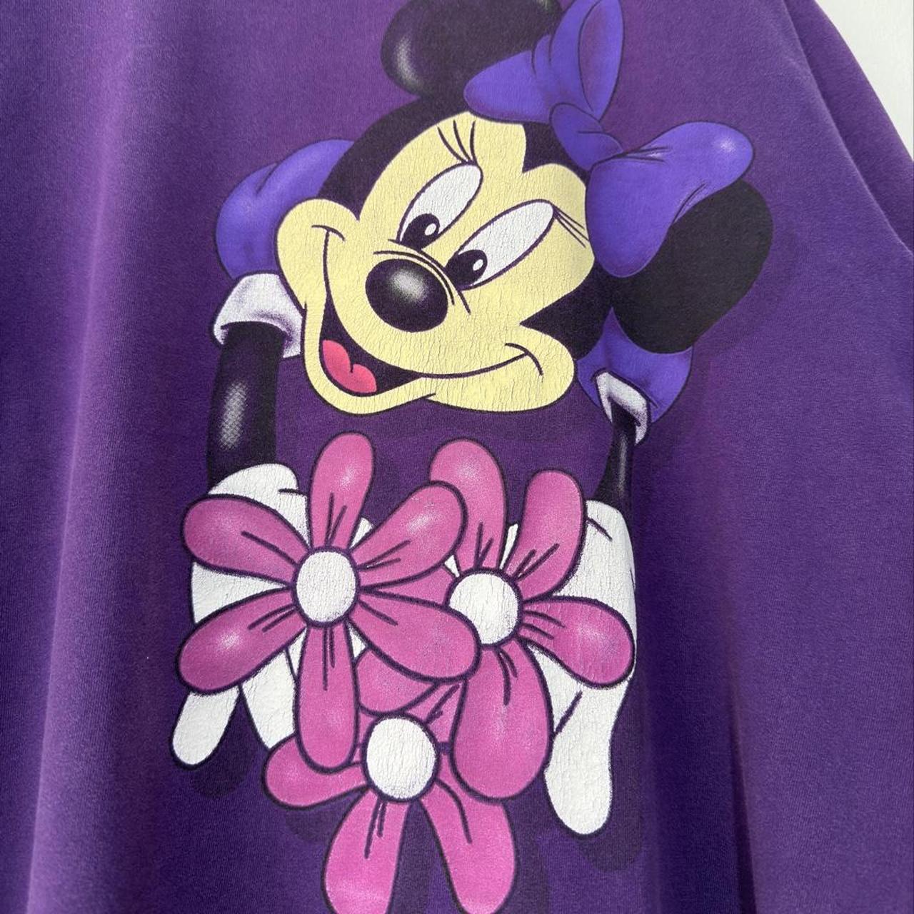 Vintage Minnie Flowers Disney 90s T Shirt (XL)