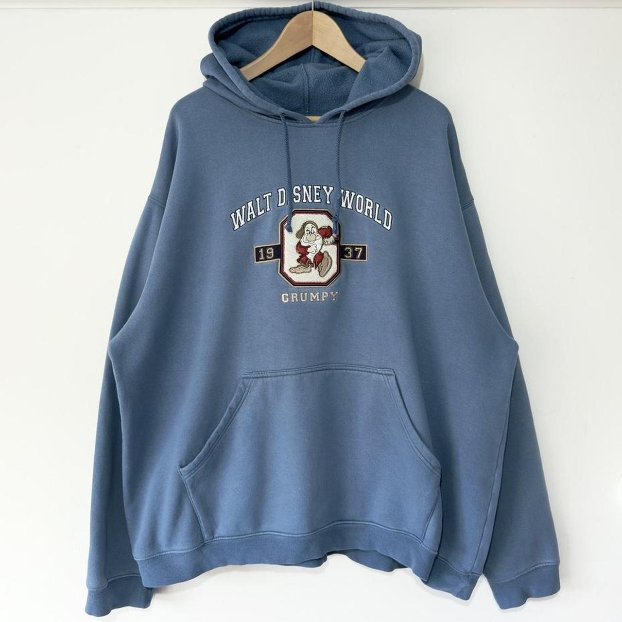 Vintage Grumpy Disney World 00s Hoodie (XXL)