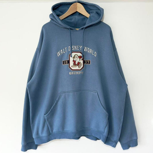 Vintage Grumpy Disney World 00s Hoodie (XXL)
