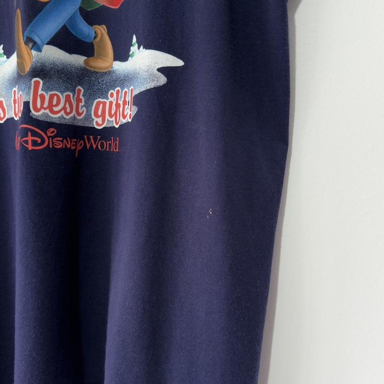 Vintage Walt Disney World Christmas Sleepwear 00s T Shirt (Long XXL)