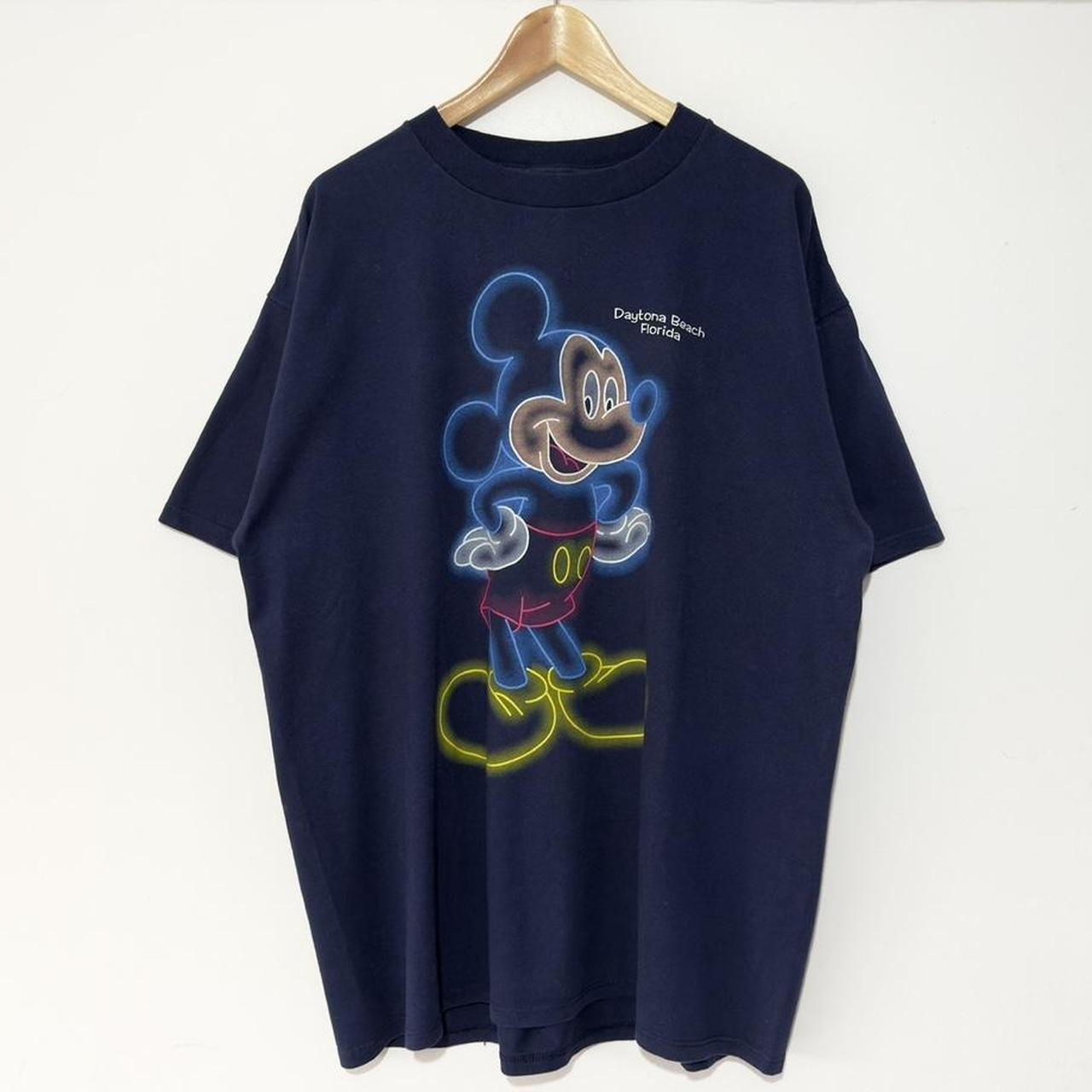 Vintage Daytona Beach Florida Mickey Mouse 90s T Shirt (XL)