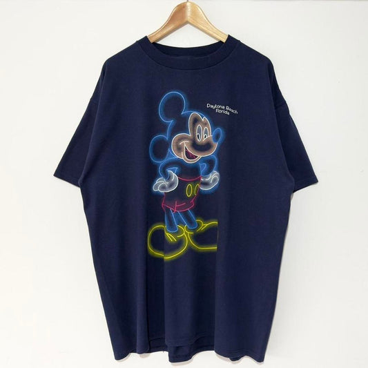 Vintage Daytona Beach Florida Mickey Mouse 90s T Shirt (XL)