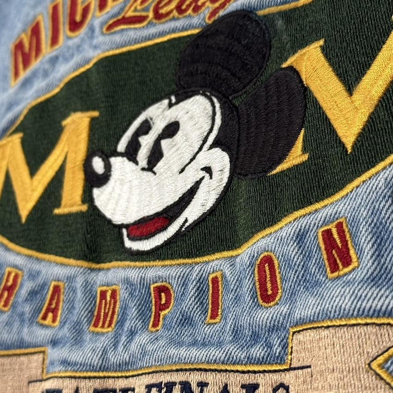 Vintage Mickey Mouse Denim Bomber 90s Jacket (S)