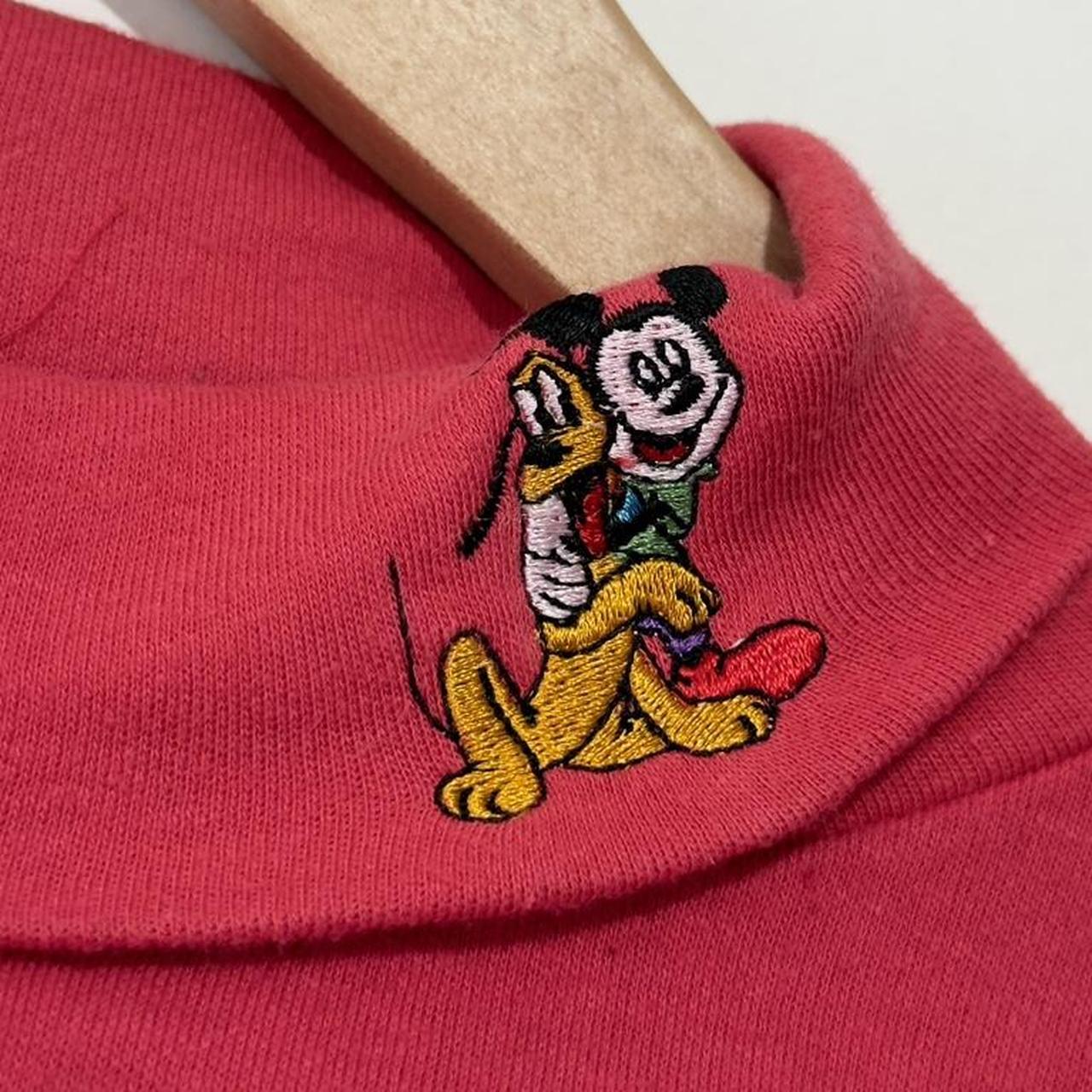 Vintage Mickey & Pluto 90s Roll Neck Long Sleeve (M/L)