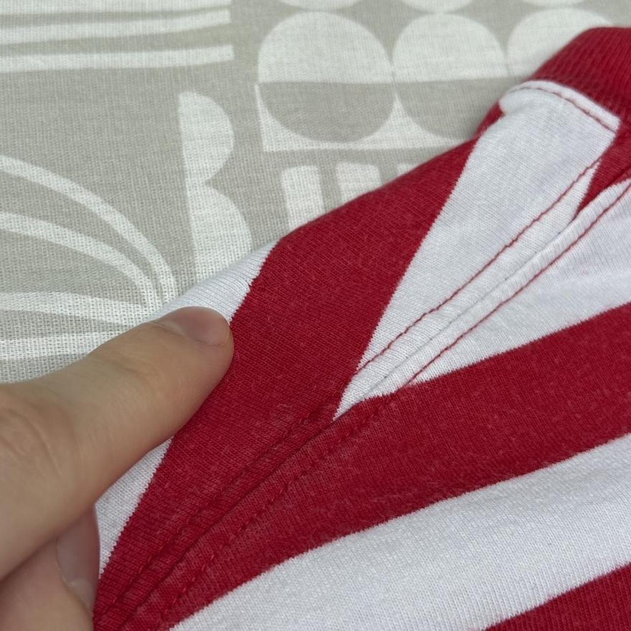 Vintage Mickey Striped 90s T Shirt (Tall L)