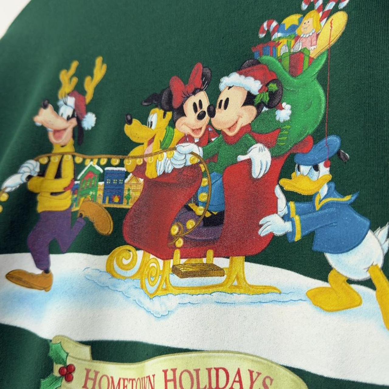 Vintage Disneyland Hometown Holidays Christmas 1999 Sweatshirt (XXL)