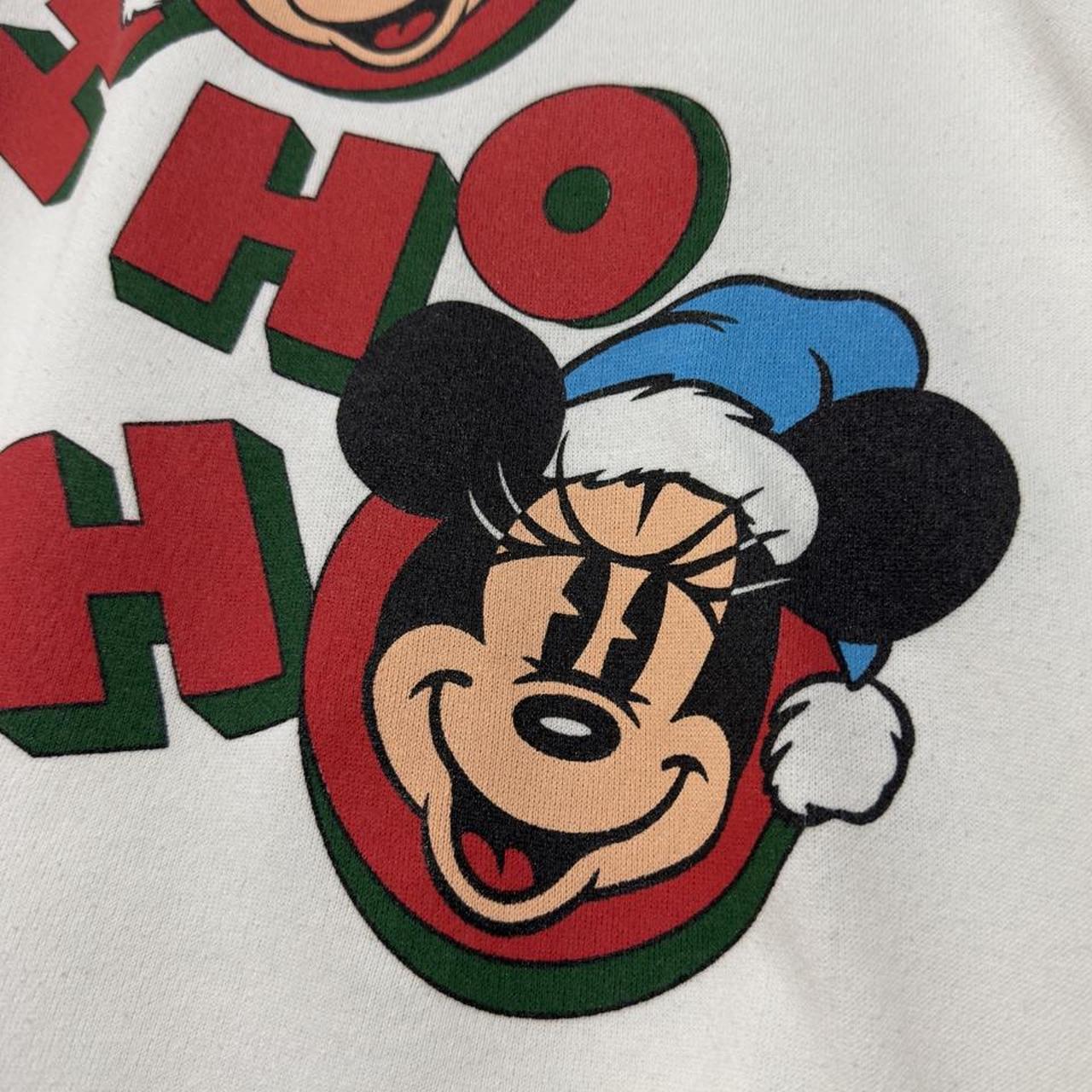 Vintage Mickey & Minnie Ho Ho Ho Christmas 90s Sweatshirt (S)