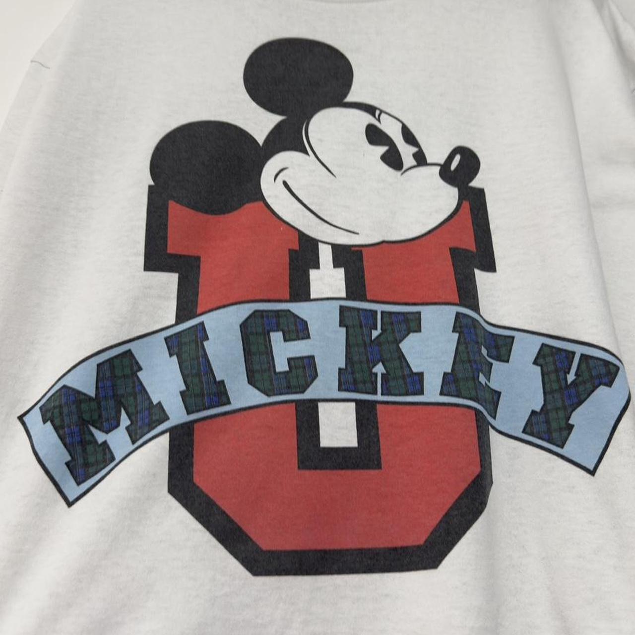 Vintage Mickey 90s Cropped T Shirt (Cropped XL)