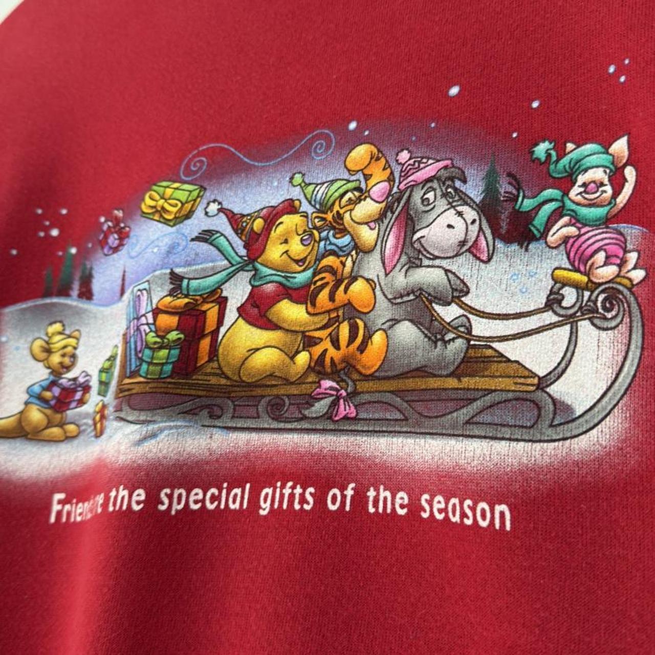 Vintage Pooh & Friends Special Gifts Christmas 00s Sweatshirt (L)