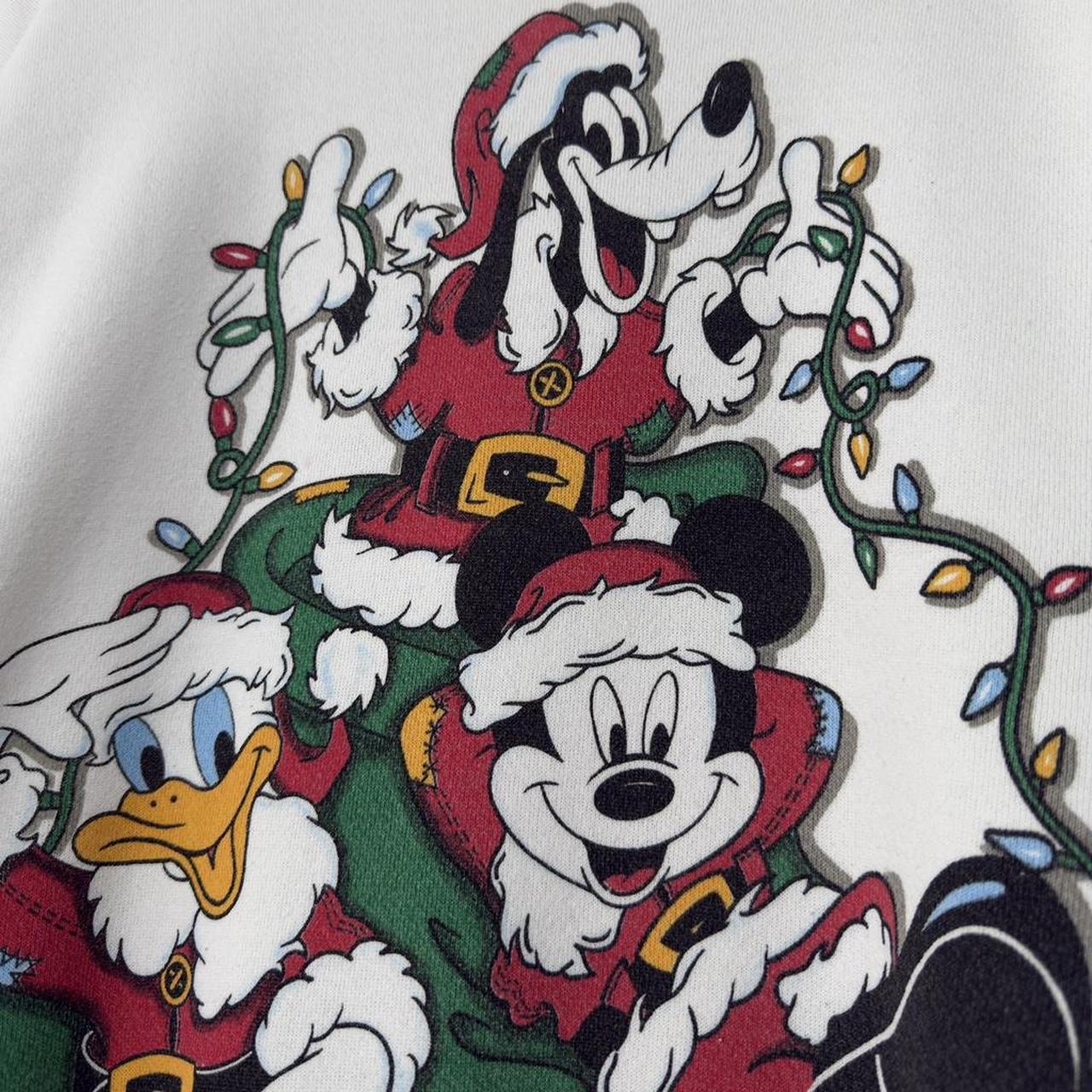 Vintage Mickey & Friends Santa 90s Sweatshirt (XL)