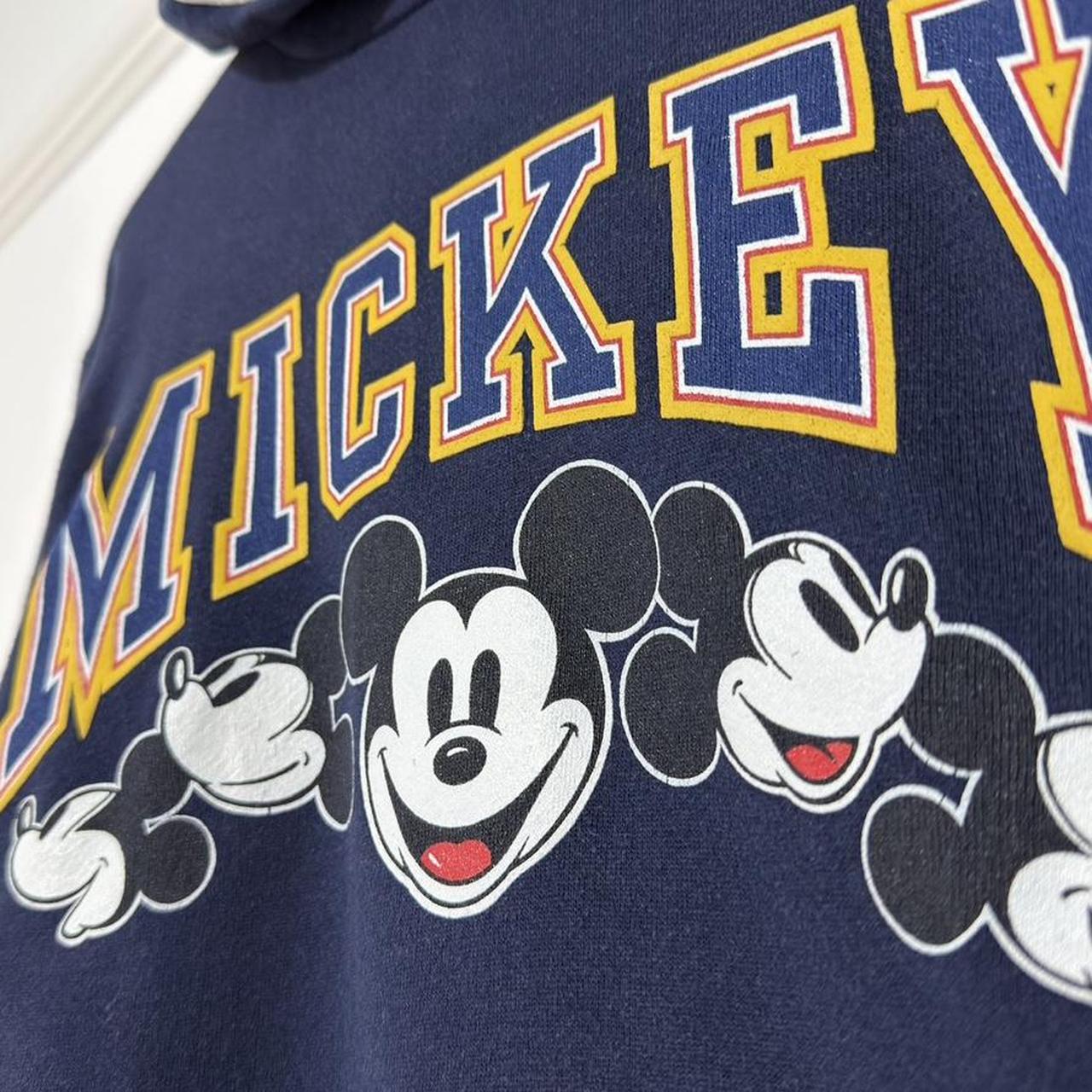 Vintage Mickey Mouse Spell Out 90s Hoodie (XS/S)
