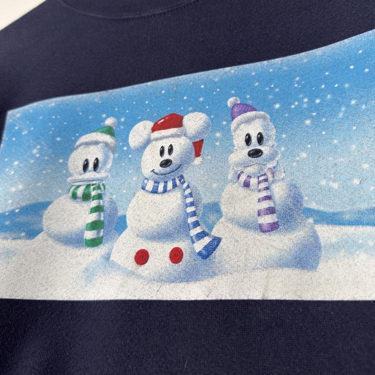 Vintage Mickey & Friends Snowmen 00s Sweatshirt (S/M)