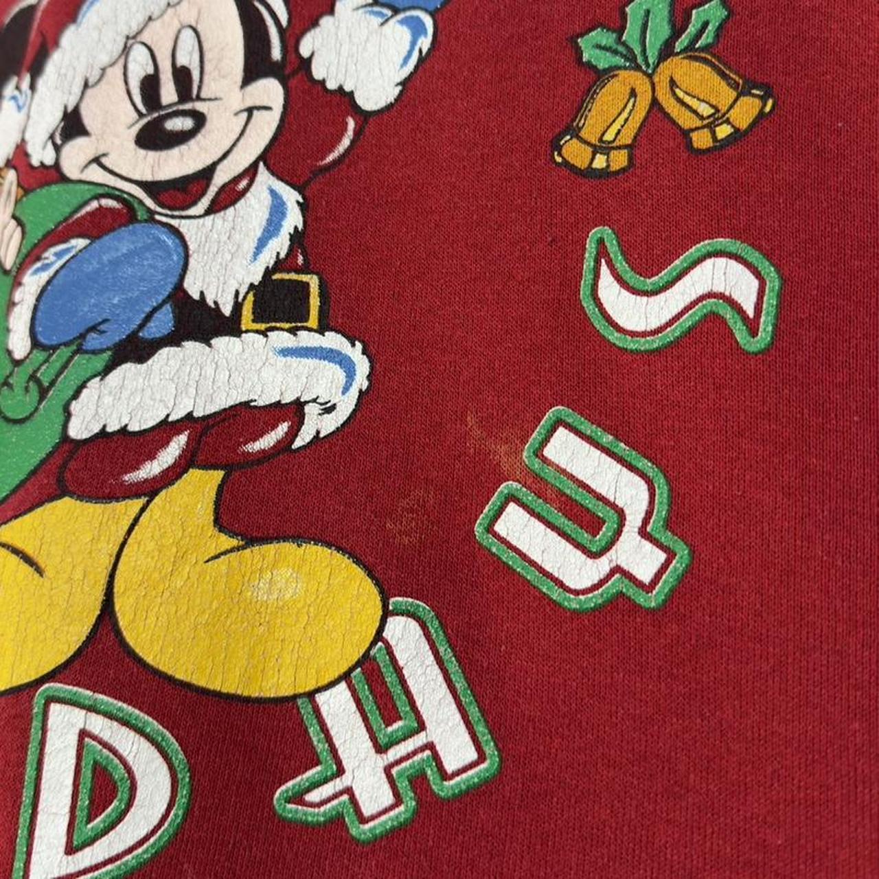 Vintage Mickey Happy Holidays Christmas 90s Sweatshirt (XL)