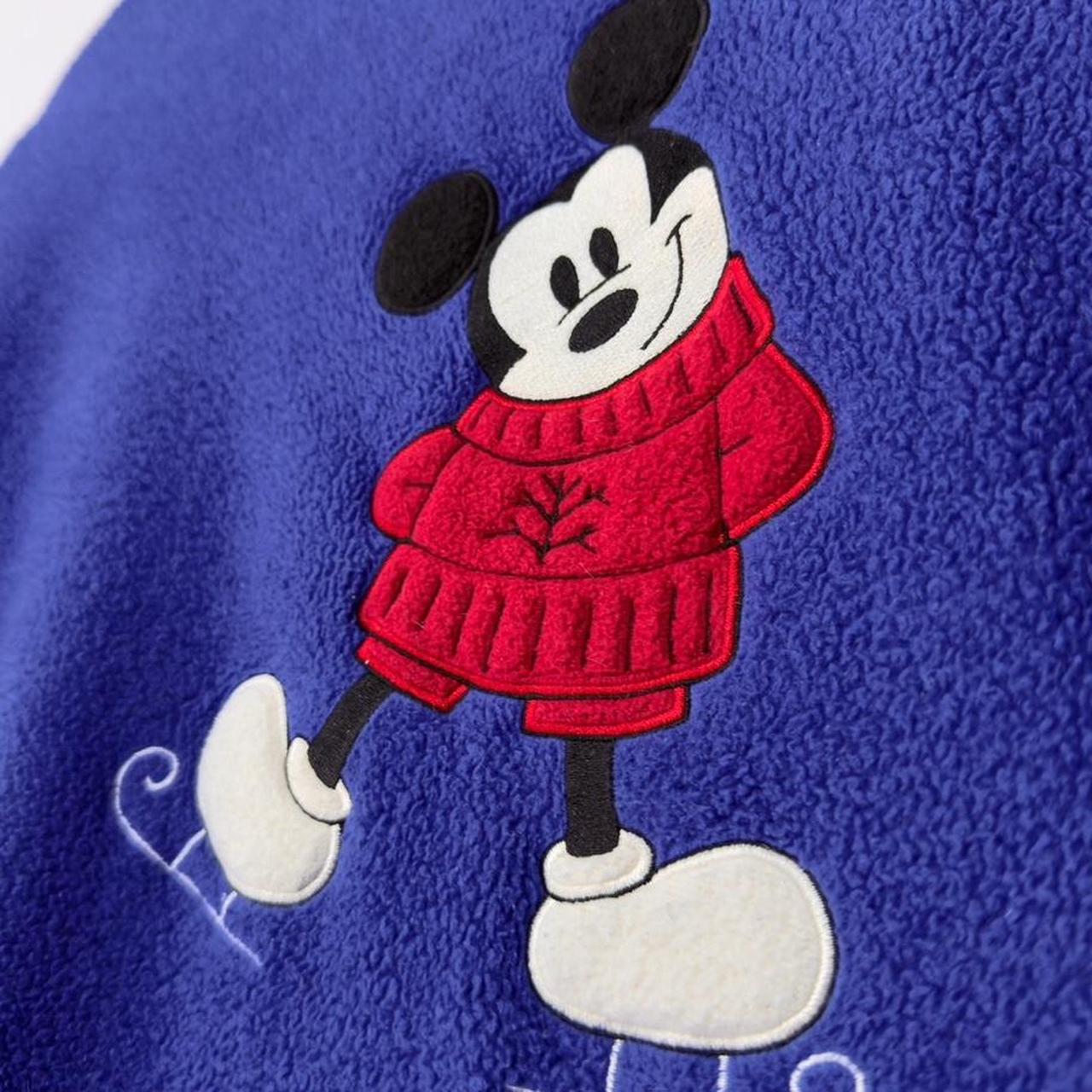 Vintage Mickey Ice Skating 00s Sweatshirt (XXL)