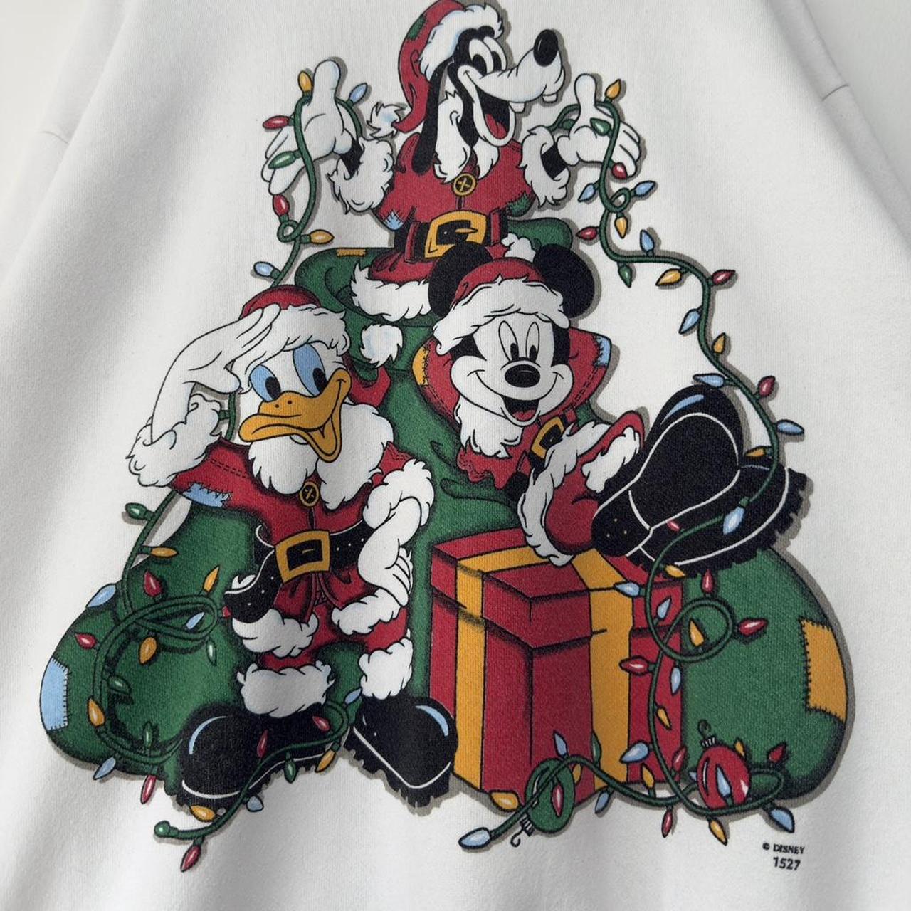 Vintage Mickey & Friends Santa 90s Sweatshirt (XL)