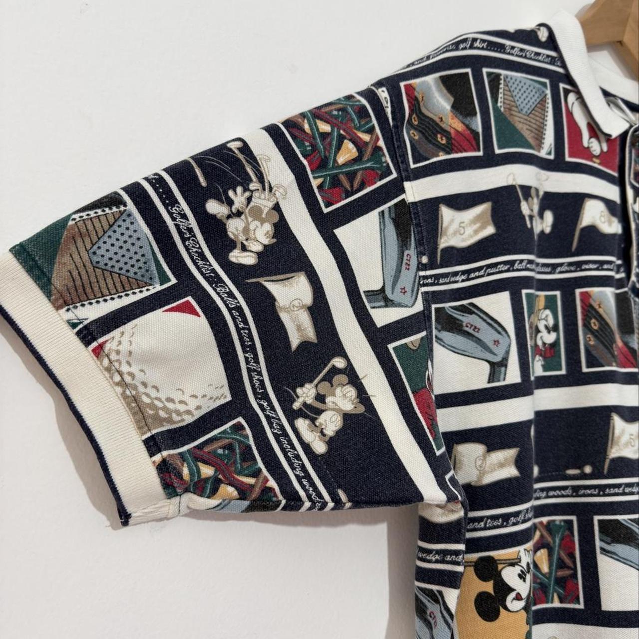 Vintage Mickey Golf Disney 90s Polo Shirt (XL)