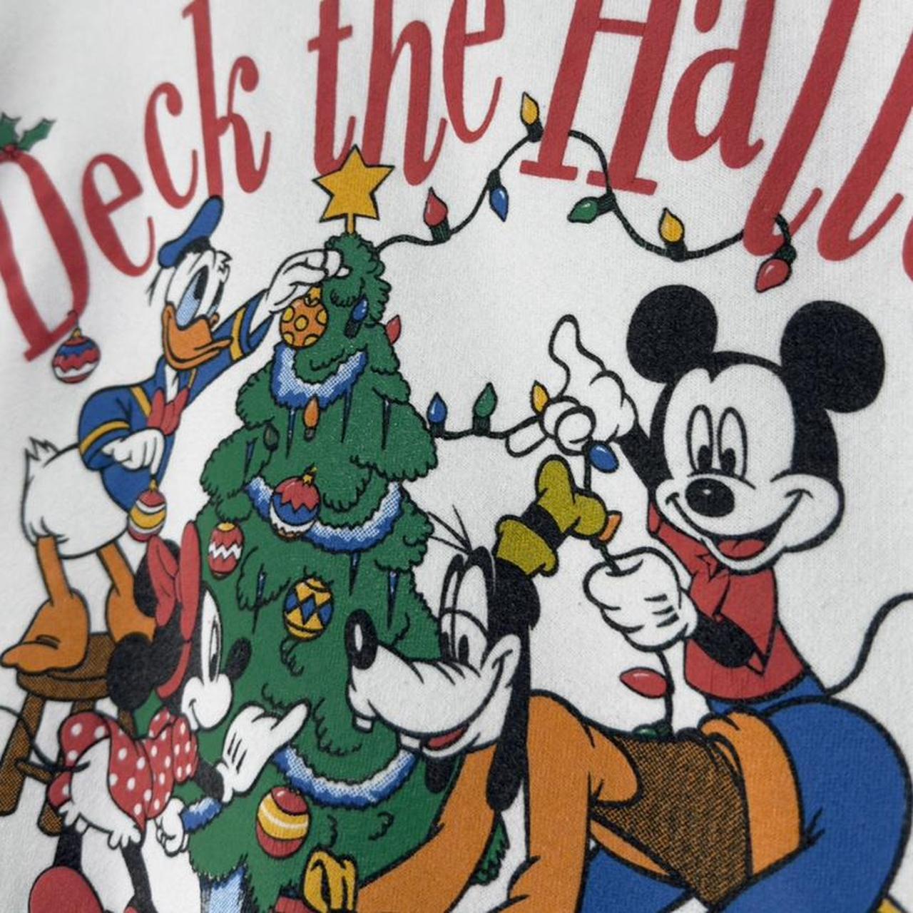 Vintage Disney Deck the Halls Christmas 90s Sweatshirt (L)
