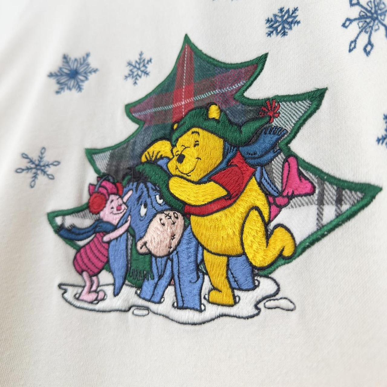 Vintage Pooh & Friends Christmas Embroidered Sweatshirt (M/L)