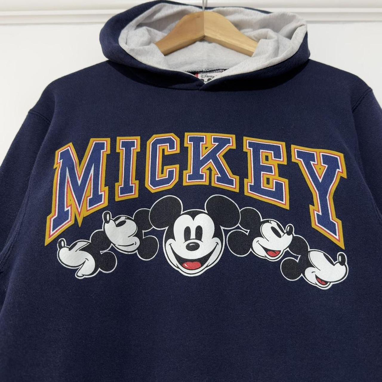 Vintage Mickey Mouse Spell Out 90s Hoodie (XS/S)