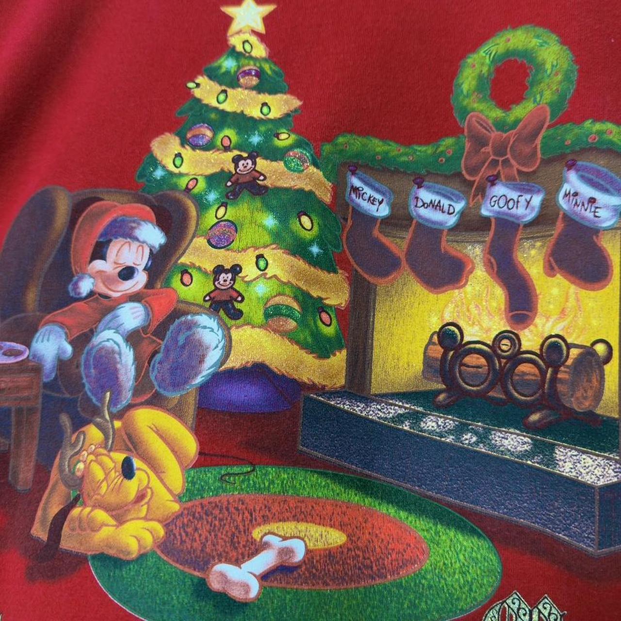 Vintage Walt Disney World Christmas Evening 90s T Shirt (S)