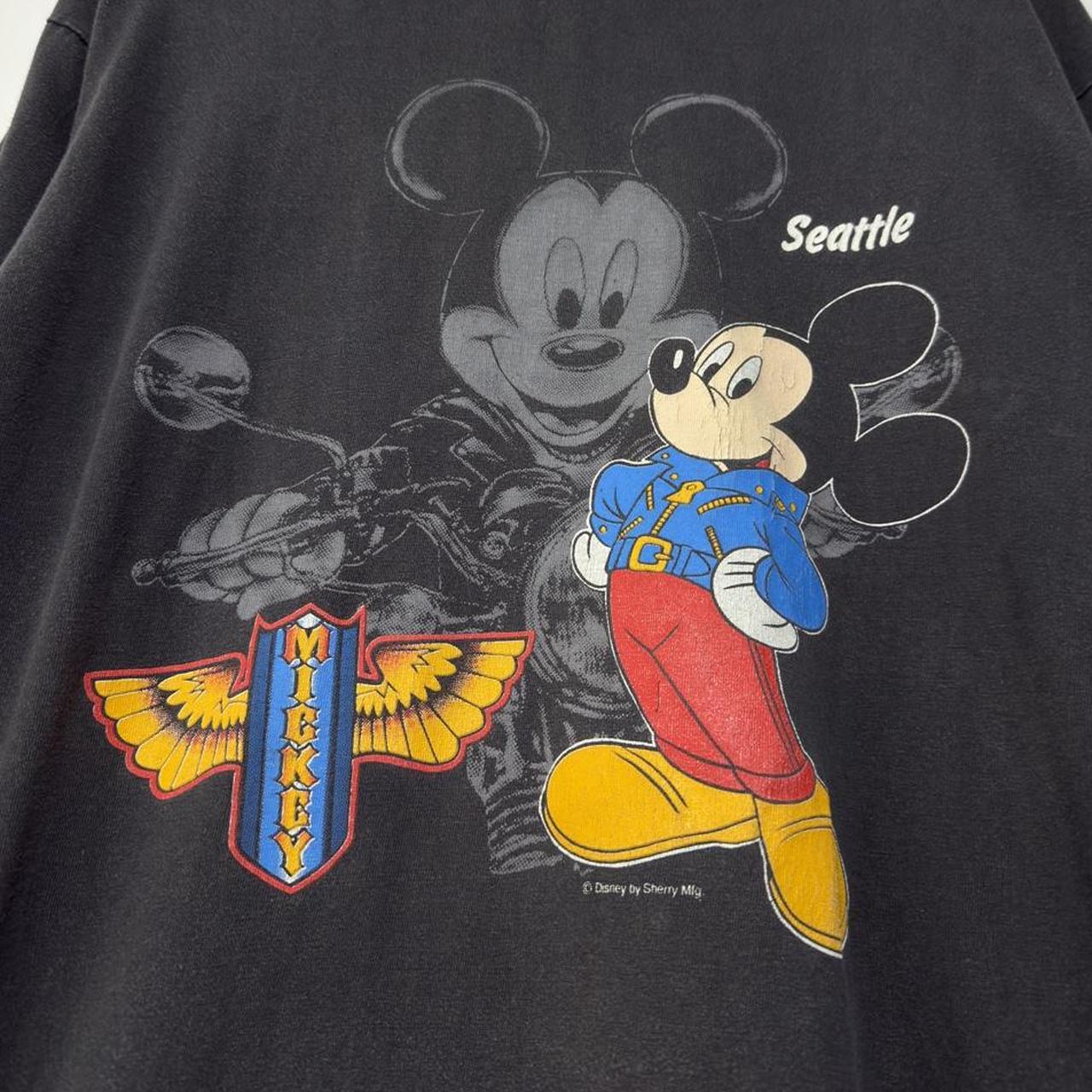 Vintage Biker Mickey Seattle 90s T Shirt (L)