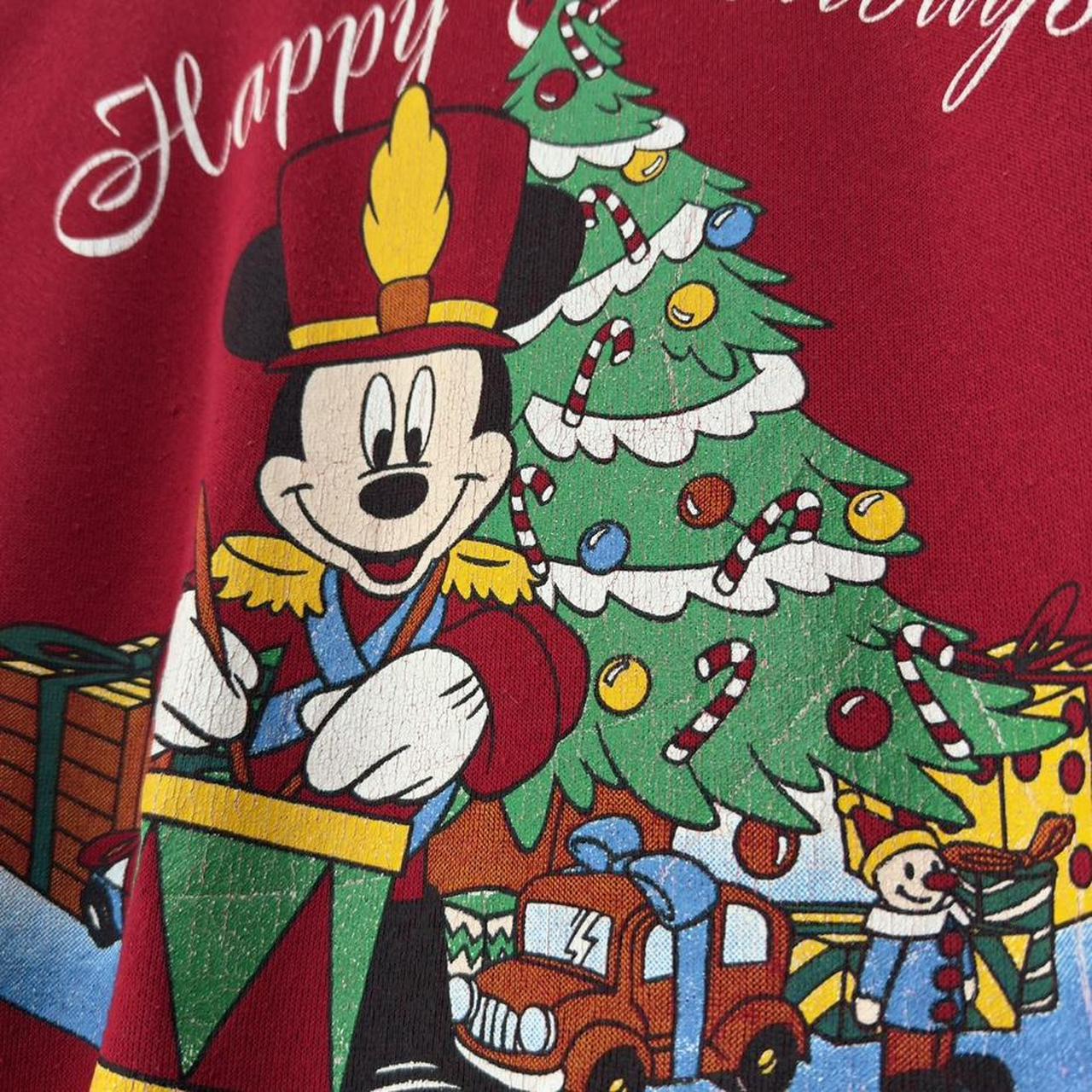 Vintage Mickey Happy Holidays Christmas 90s Sweatshirt (M)