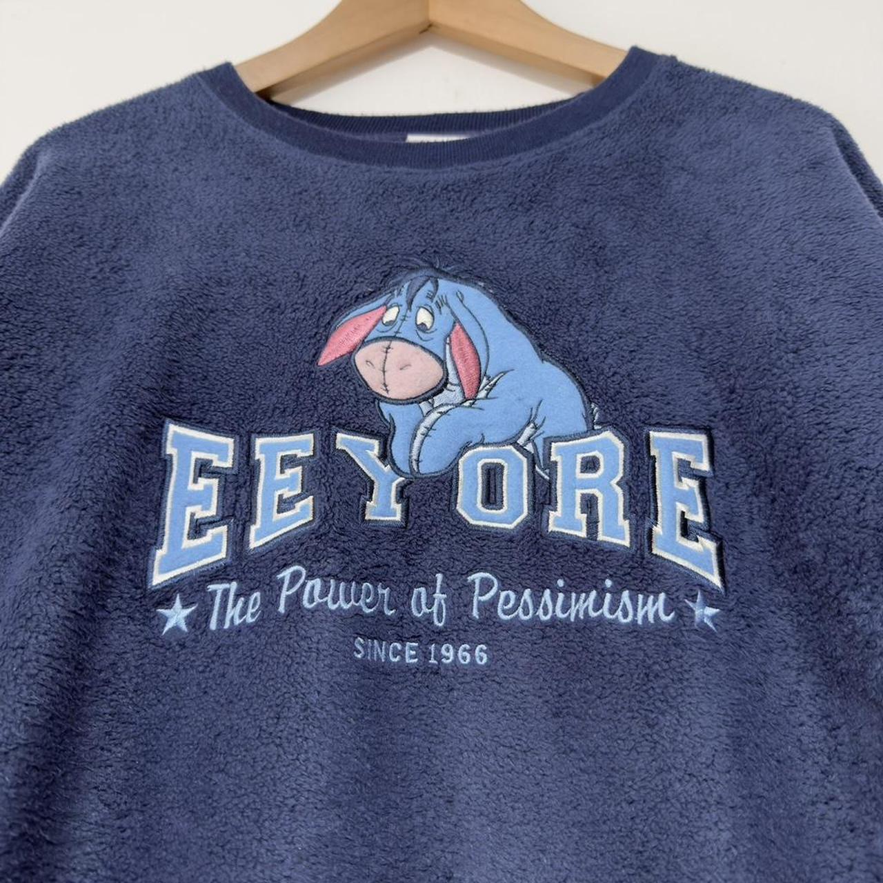 Vintage Eeyore Spell Out 00s Sweatshirt (L/XL)