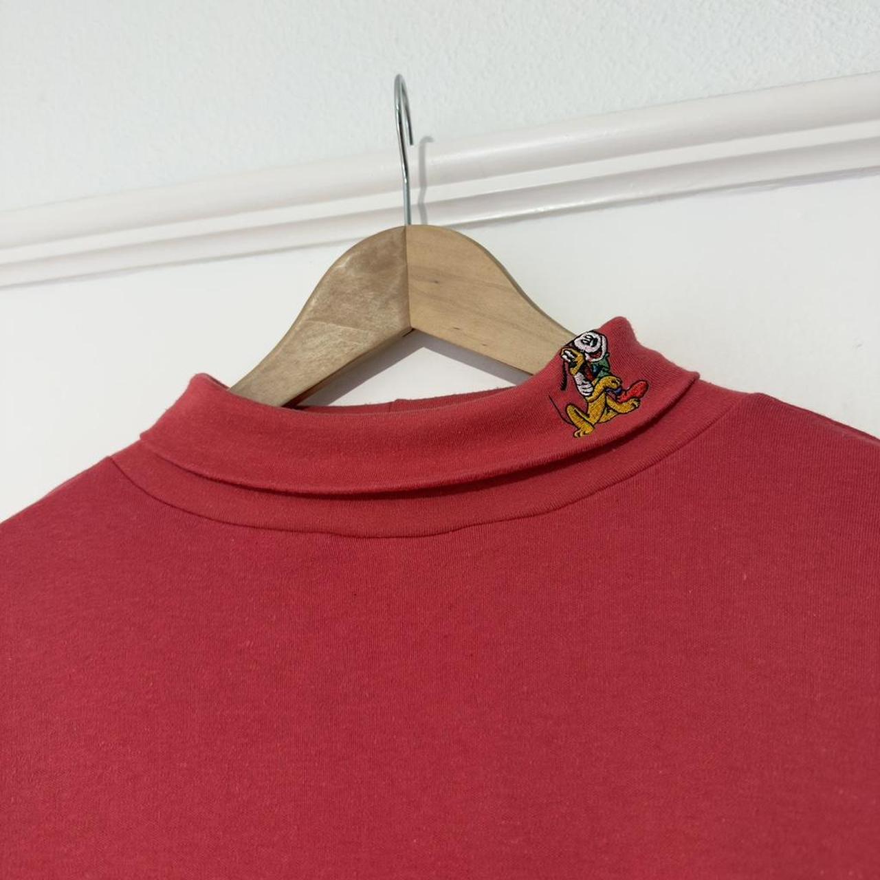 Vintage Mickey & Pluto 90s Roll Neck Long Sleeve (M/L)