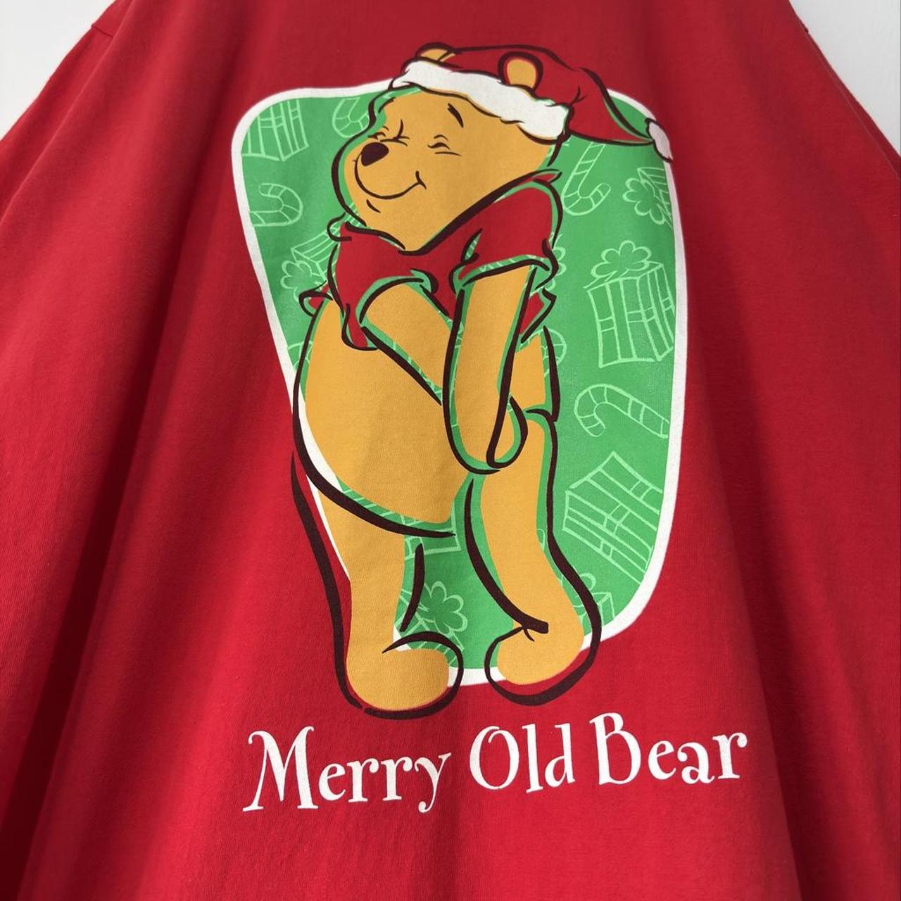 Vintage Merry Old Bear Christmas 90s T Shirt (Long XXXL)
