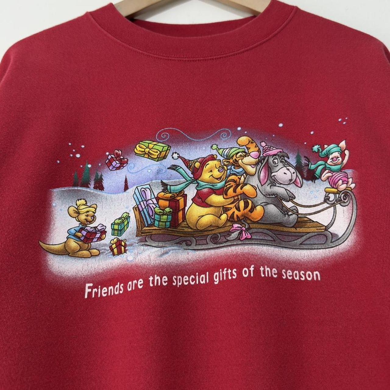 Vintage Pooh & Friends Special Gifts Christmas 00s Sweatshirt (L)