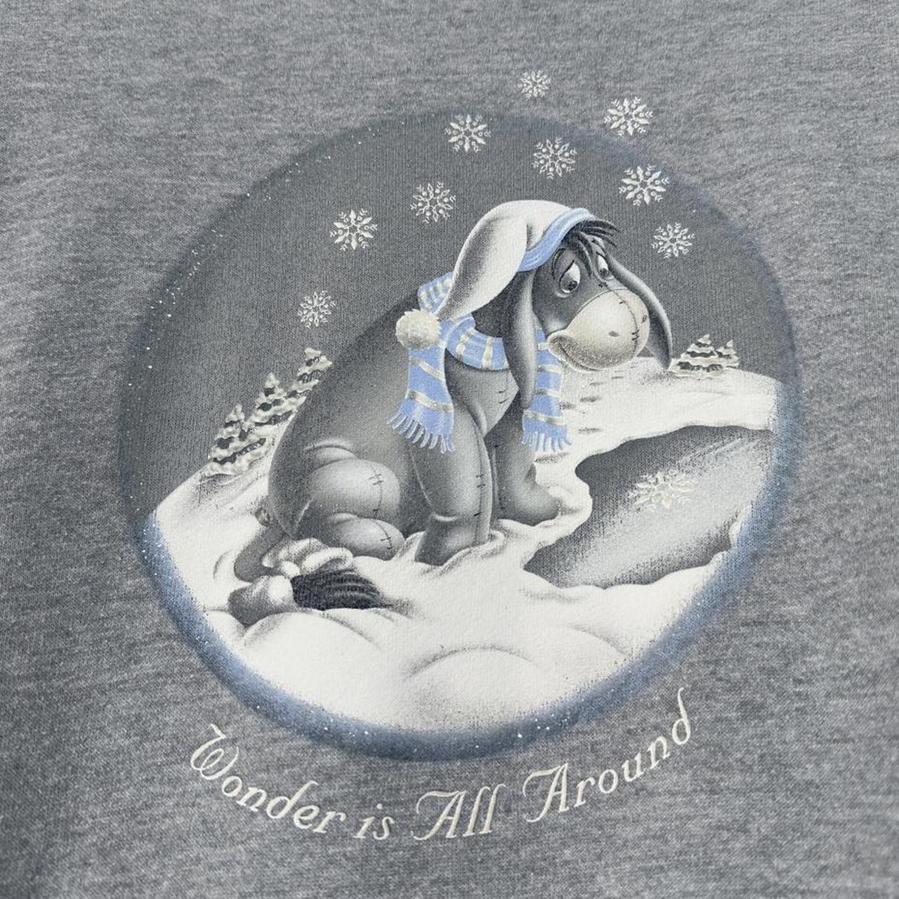 Vintage Eeyore Winter Snow 00s Sweatshirt (S)