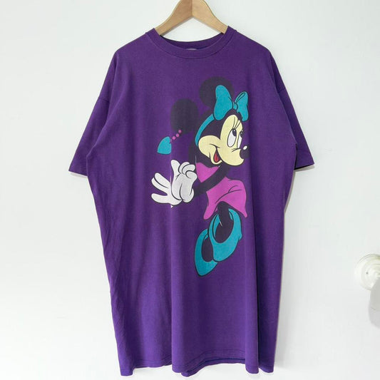 Vintage Minnie Mouse Dancing 90s T Shirt (Long XXL)