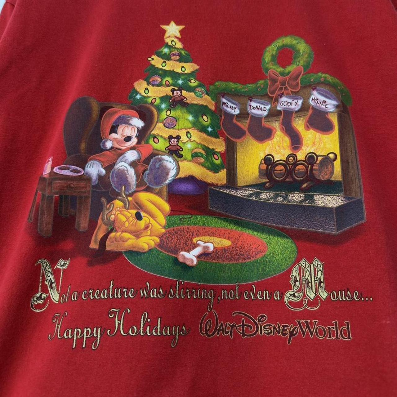 Vintage Walt Disney World Christmas Evening 90s T Shirt (S)