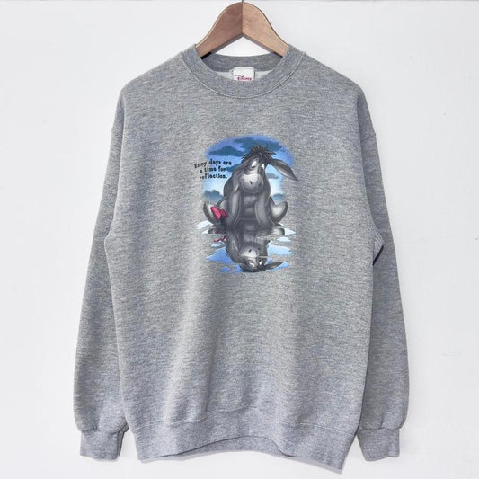 Vintage Eeyore Rainy Days Reflections 00s Sweatshirt (M)